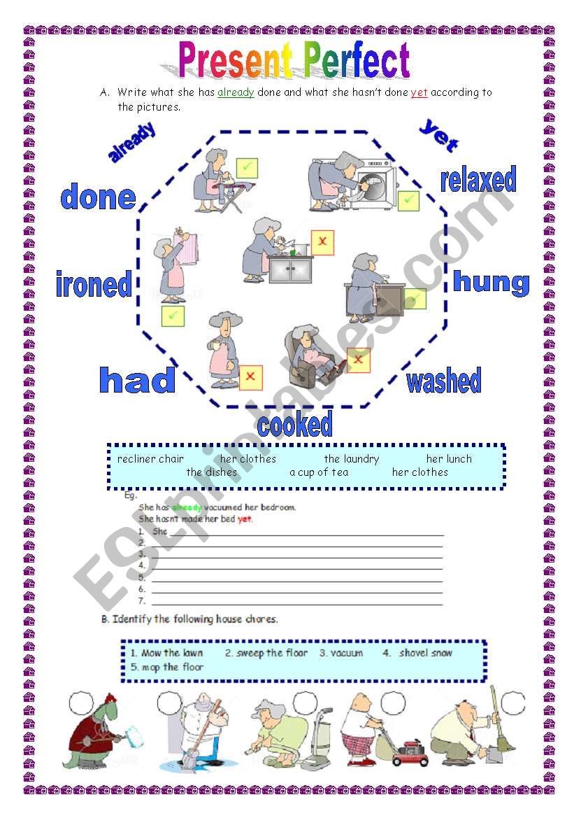 Present Perfect (08.04.09) worksheet