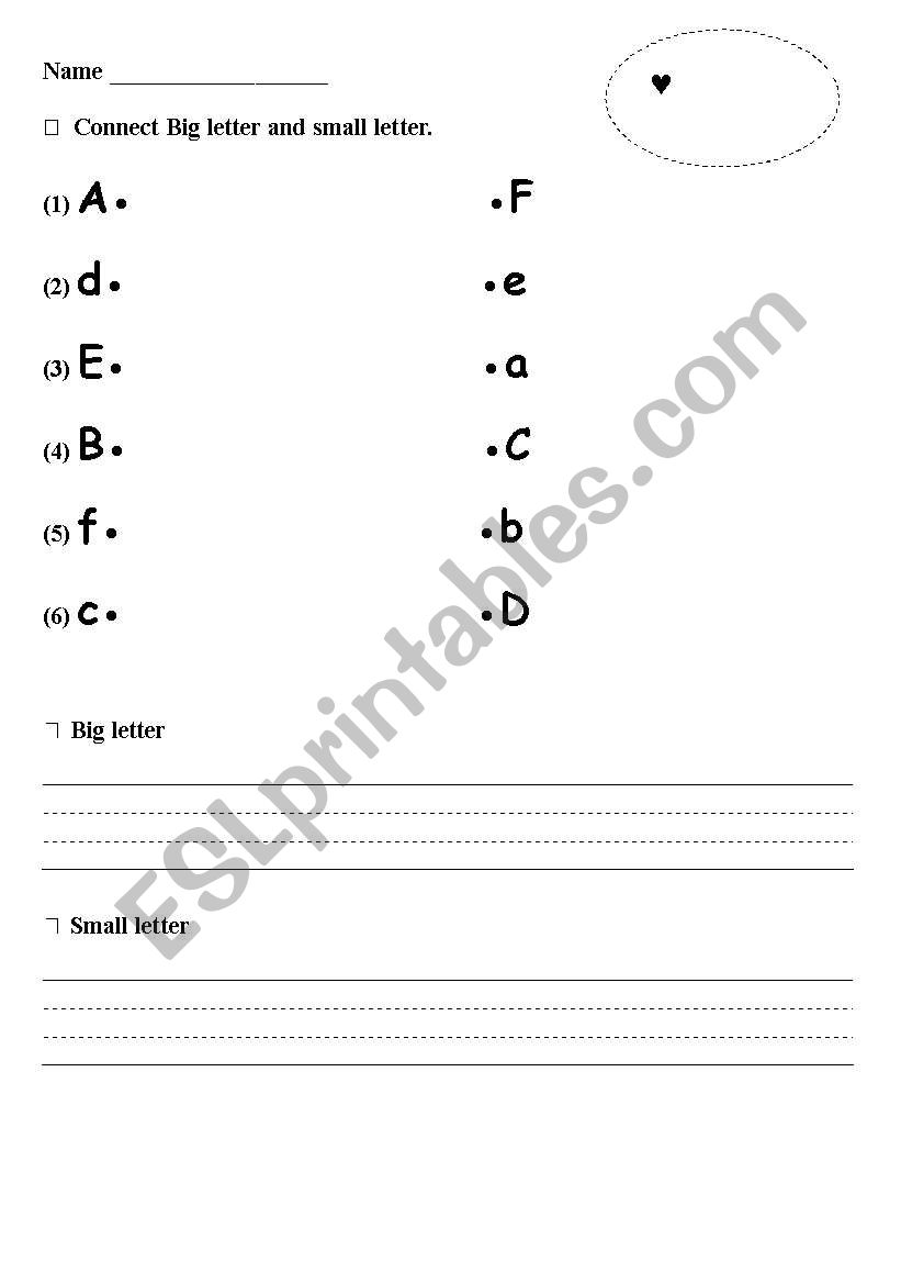 test for a-f worksheet