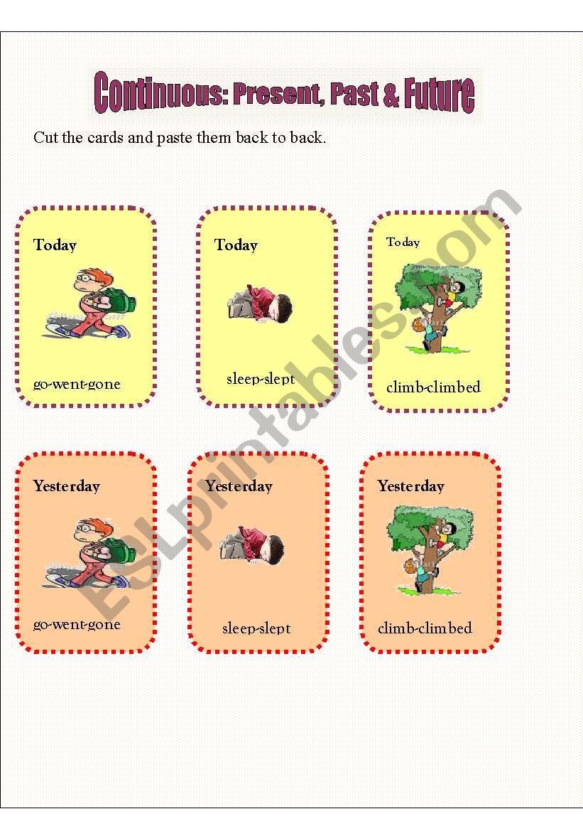 Continuous: Present, Past & Future