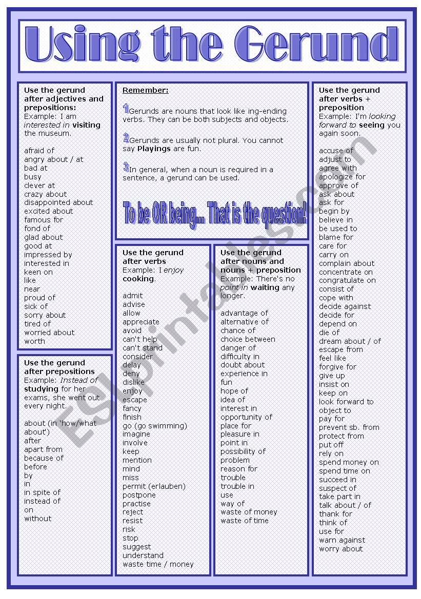 using-the-gerund-esl-worksheet-by-littlesunshine11