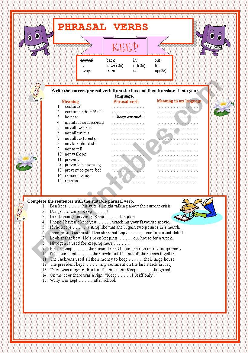 phrasal-verbs-keep-esl-worksheet-by-ynroko1