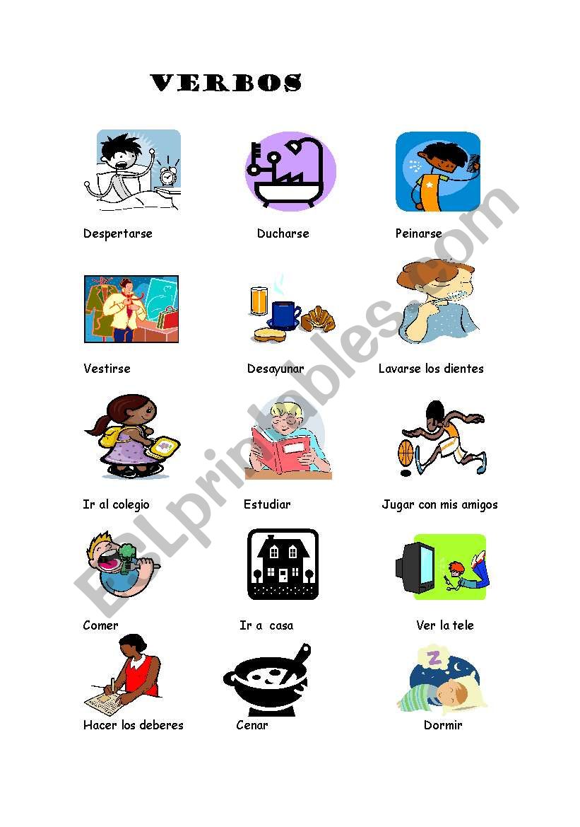 LA VIDA DIARIA worksheet