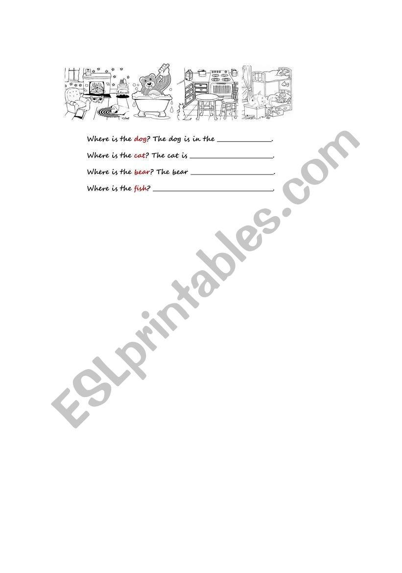 house worksheet