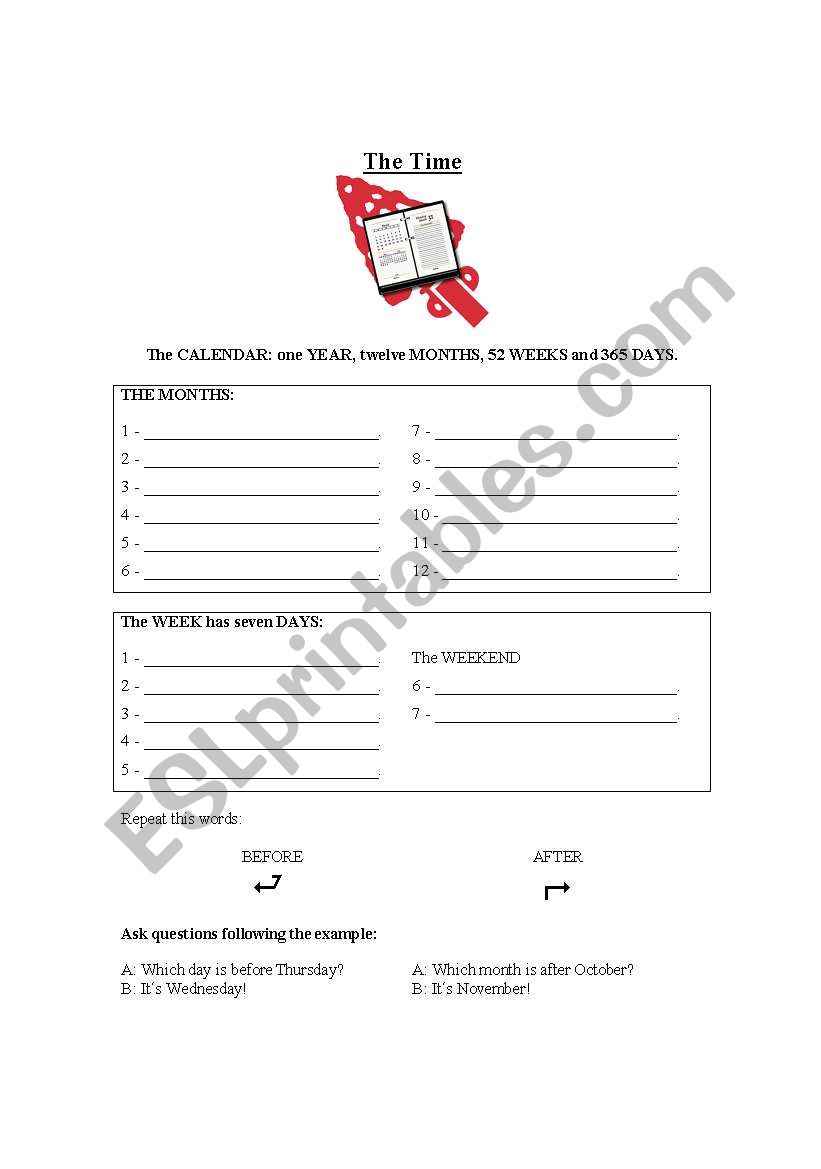 The Time worksheet