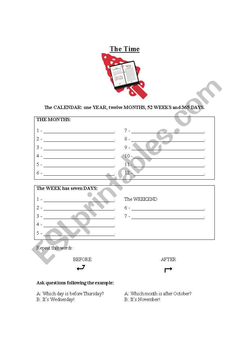 The Time worksheet