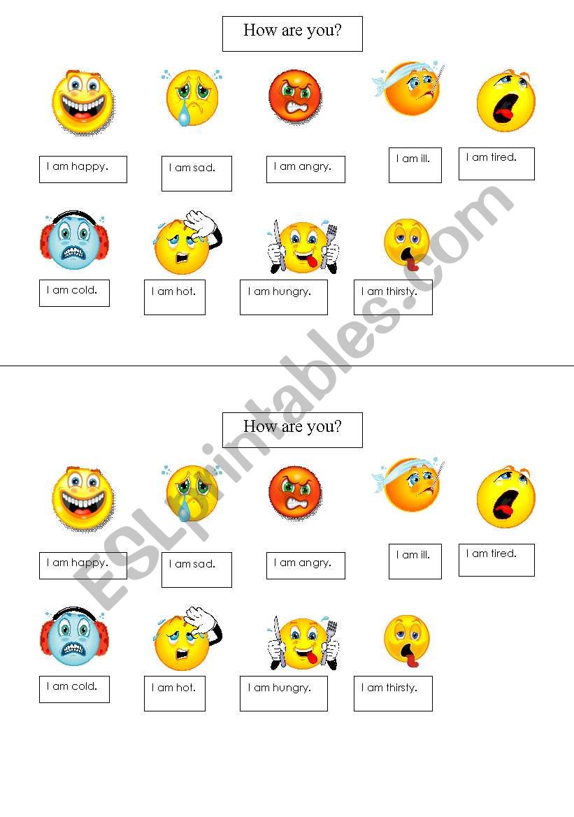 feelings worksheet