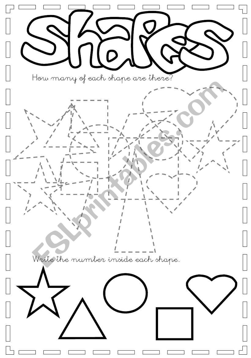 Shapes worksheet