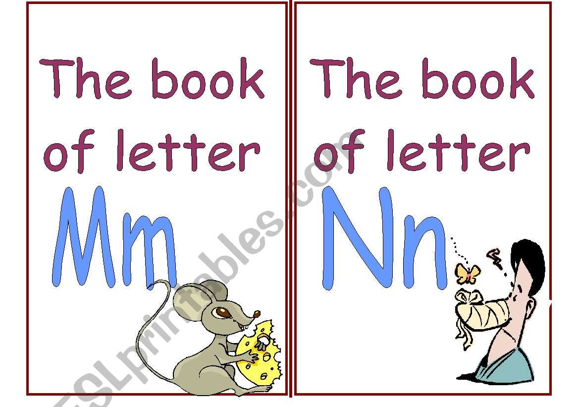 alphabet cover M-R worksheet