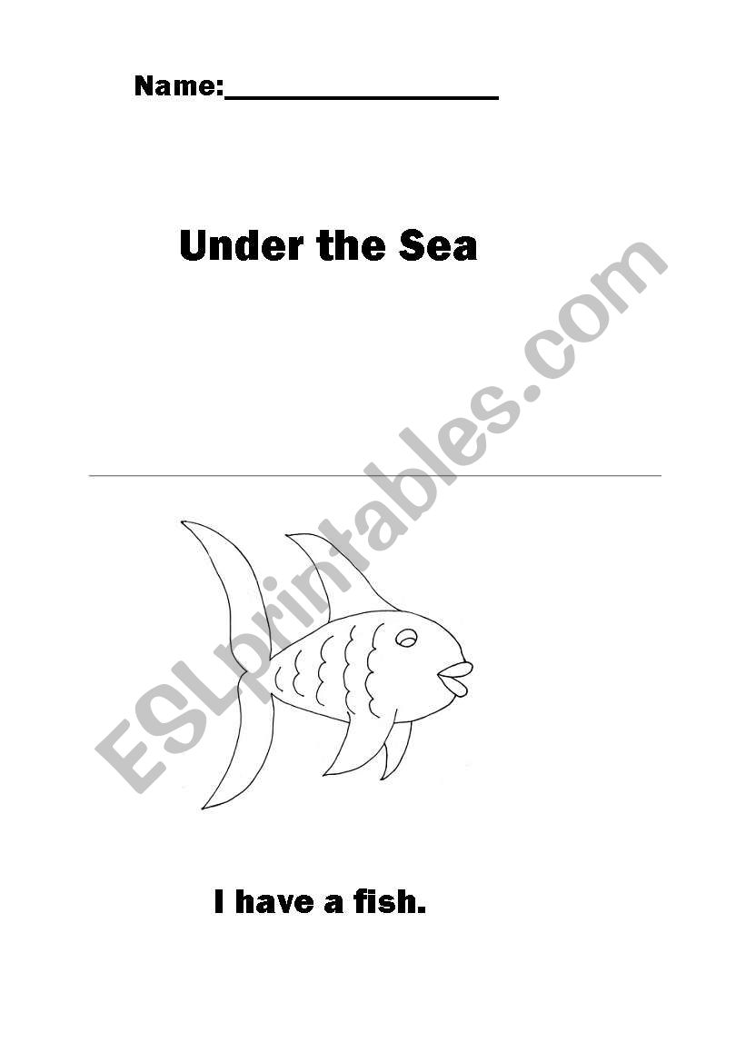 Under the sea worksheet