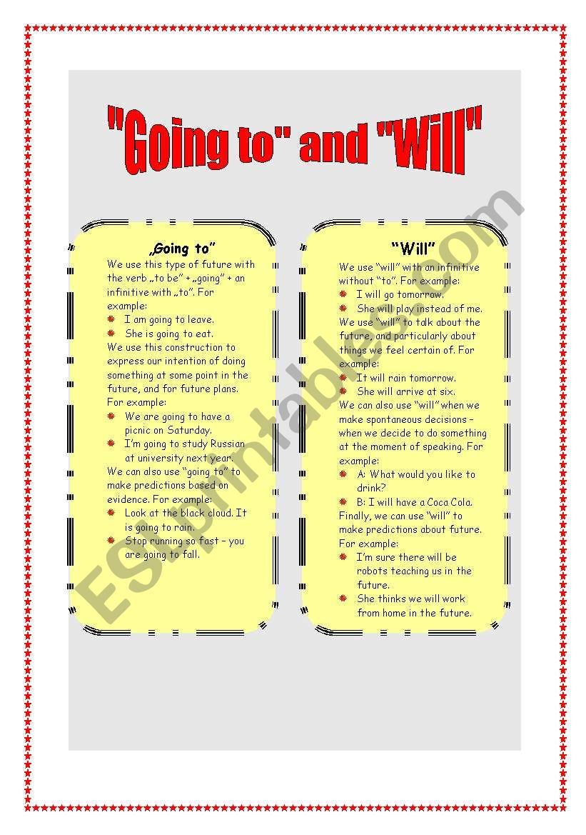 Going to AND will worksheet
