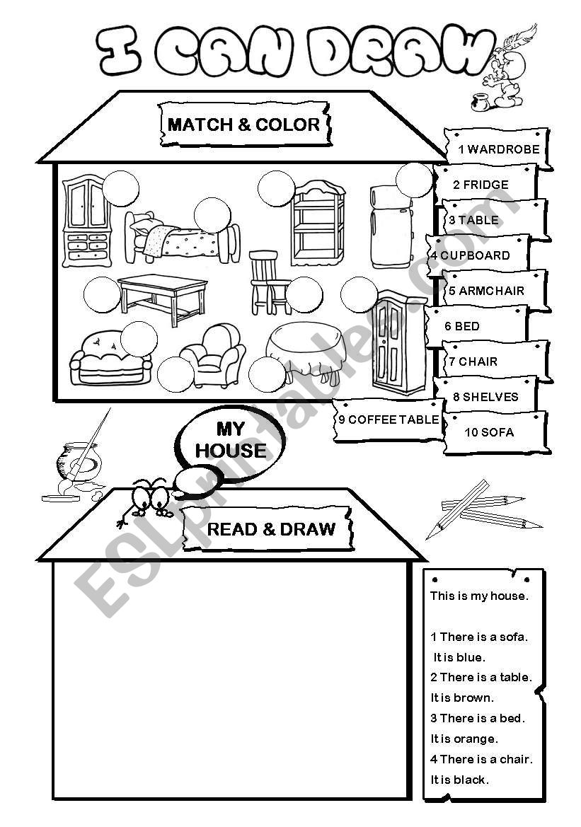 I can draw series (6/10) - furniture