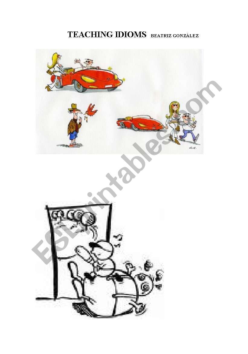 IDIOMS GAME worksheet