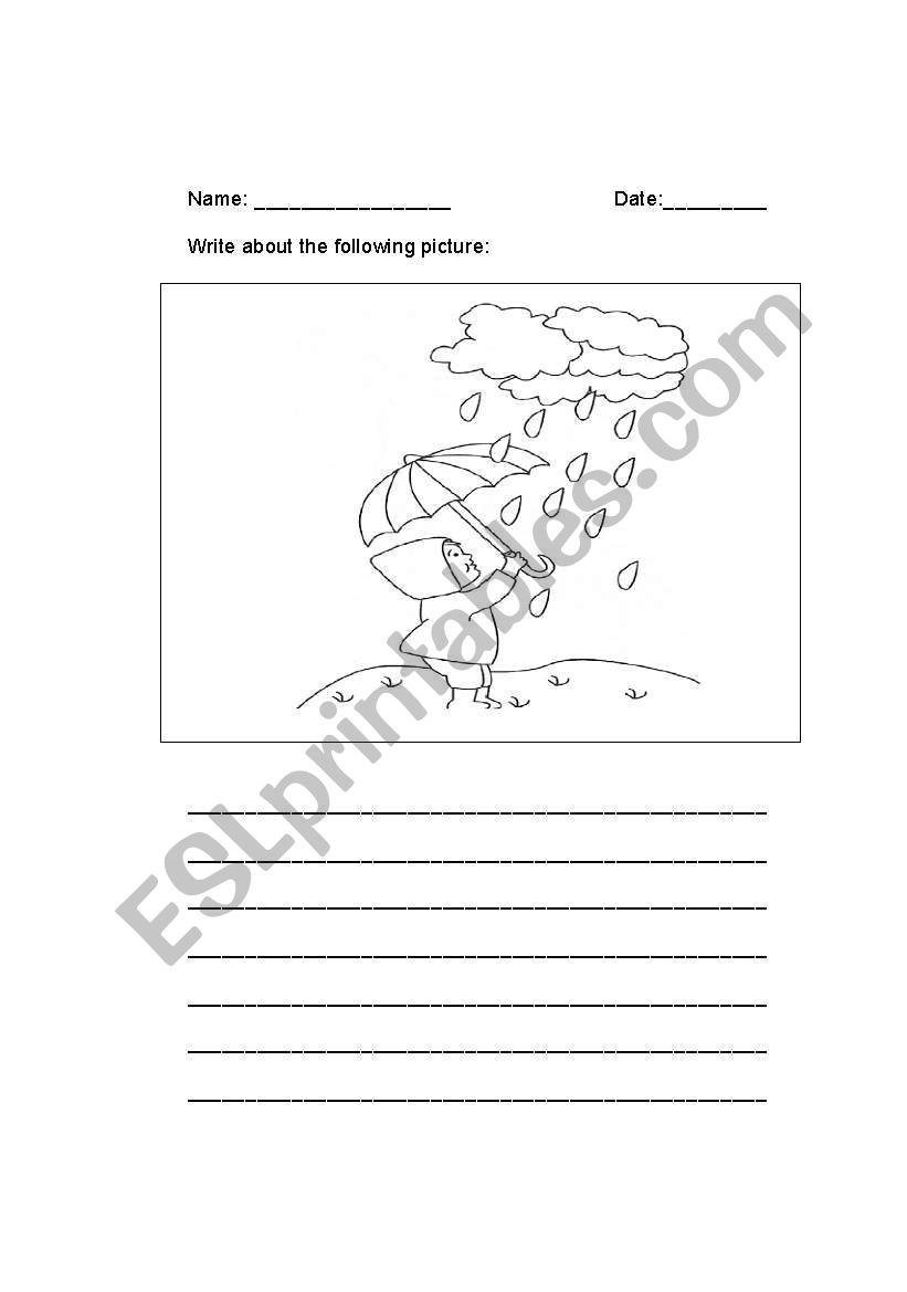 writing worksheet