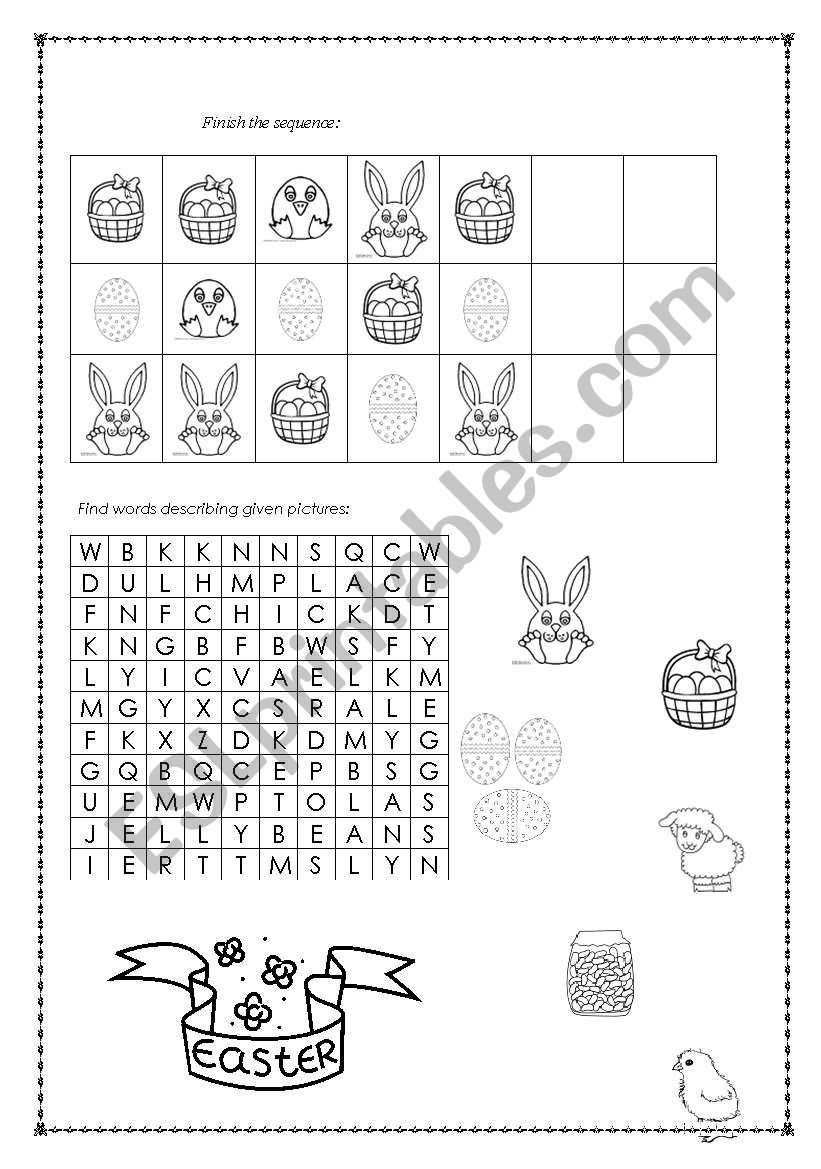 easter worksheet