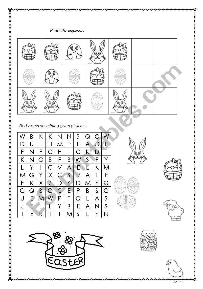 easter worksheet