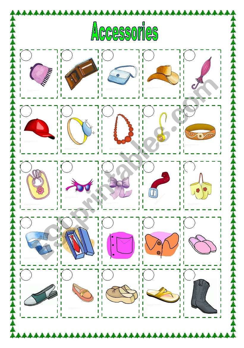 Accessories 1(11.04.09) worksheet