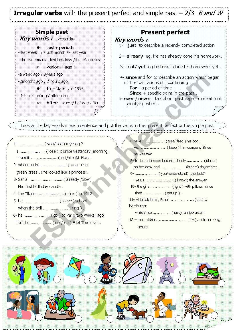 irregular-verbs-with-present-perfect-and-simple-past-2-3-esl-worksheet-by-lamisadel
