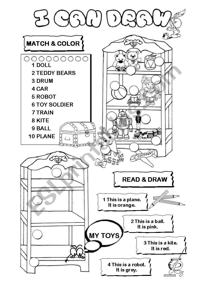 I can draw series (9/10) - toys