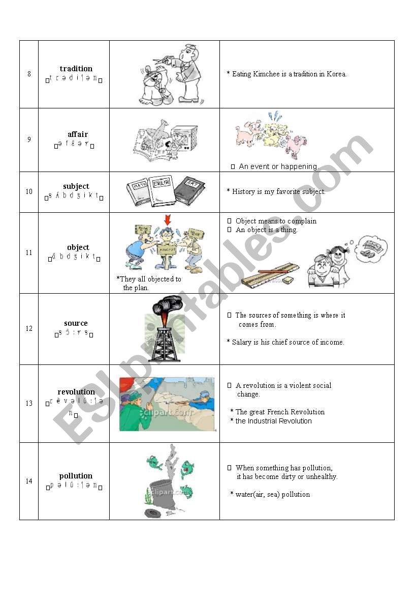 Basic Words (1)-2 worksheet