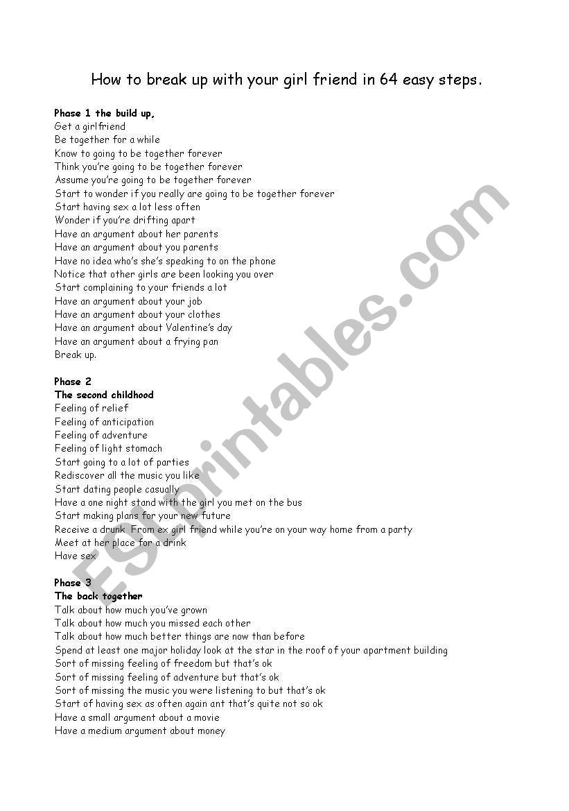 Listening  worksheet