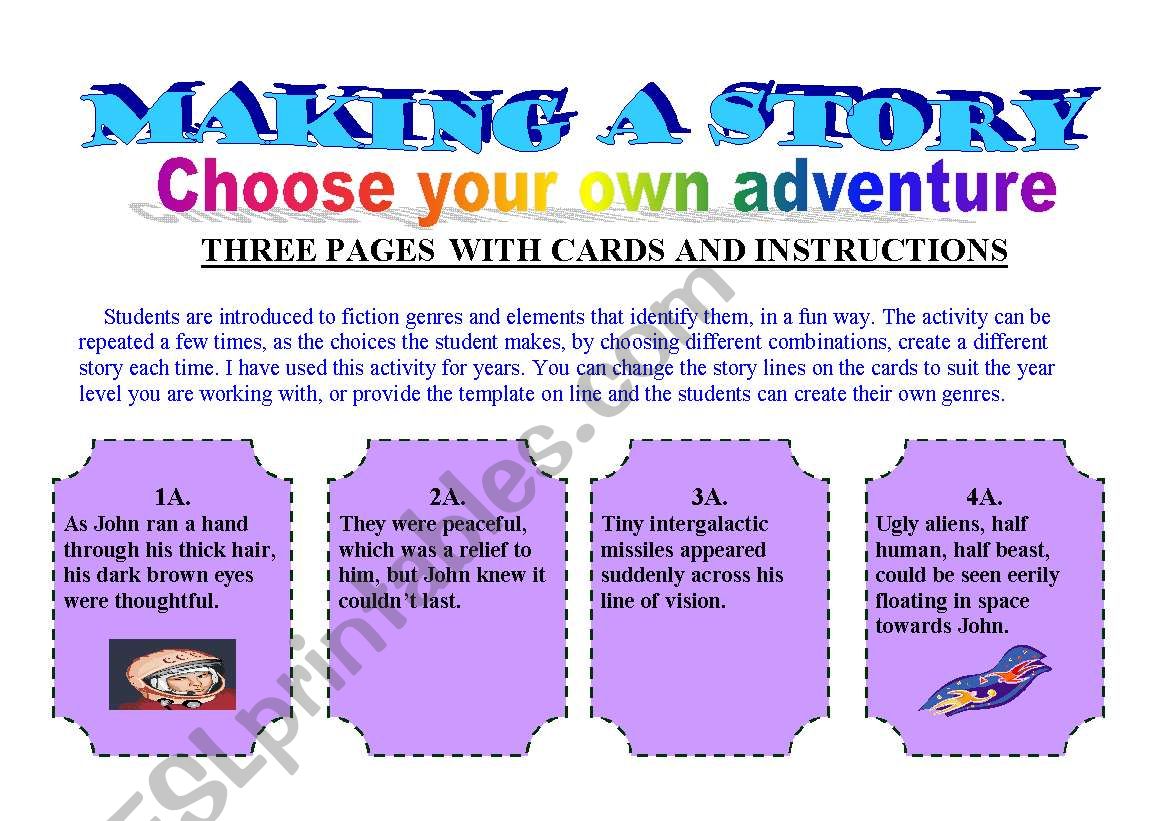 CHOOSE YOUR OWN ADVENTURE _ MAKING A STORY