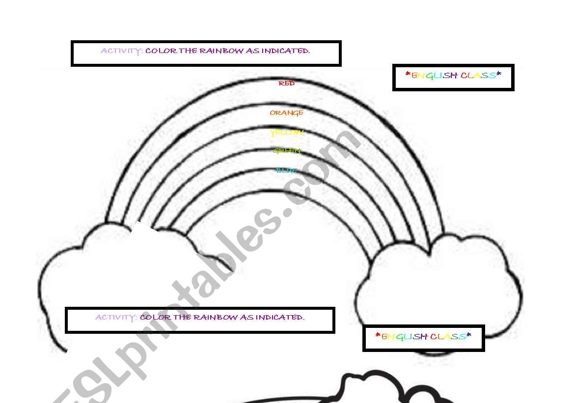 rAiNbOW AcTiViTy worksheet