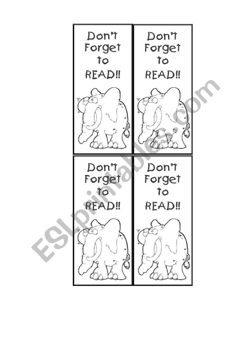 Zakladki worksheet