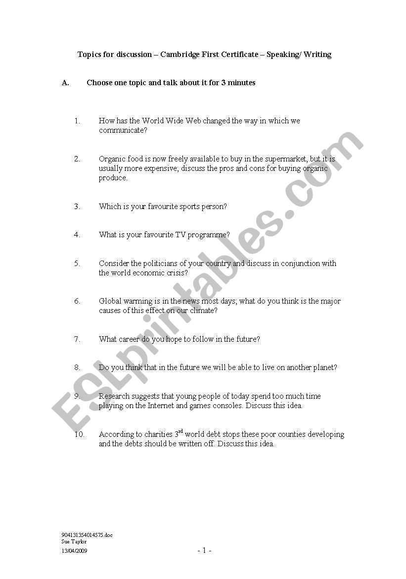 1st Certificate reading and reading worksheets