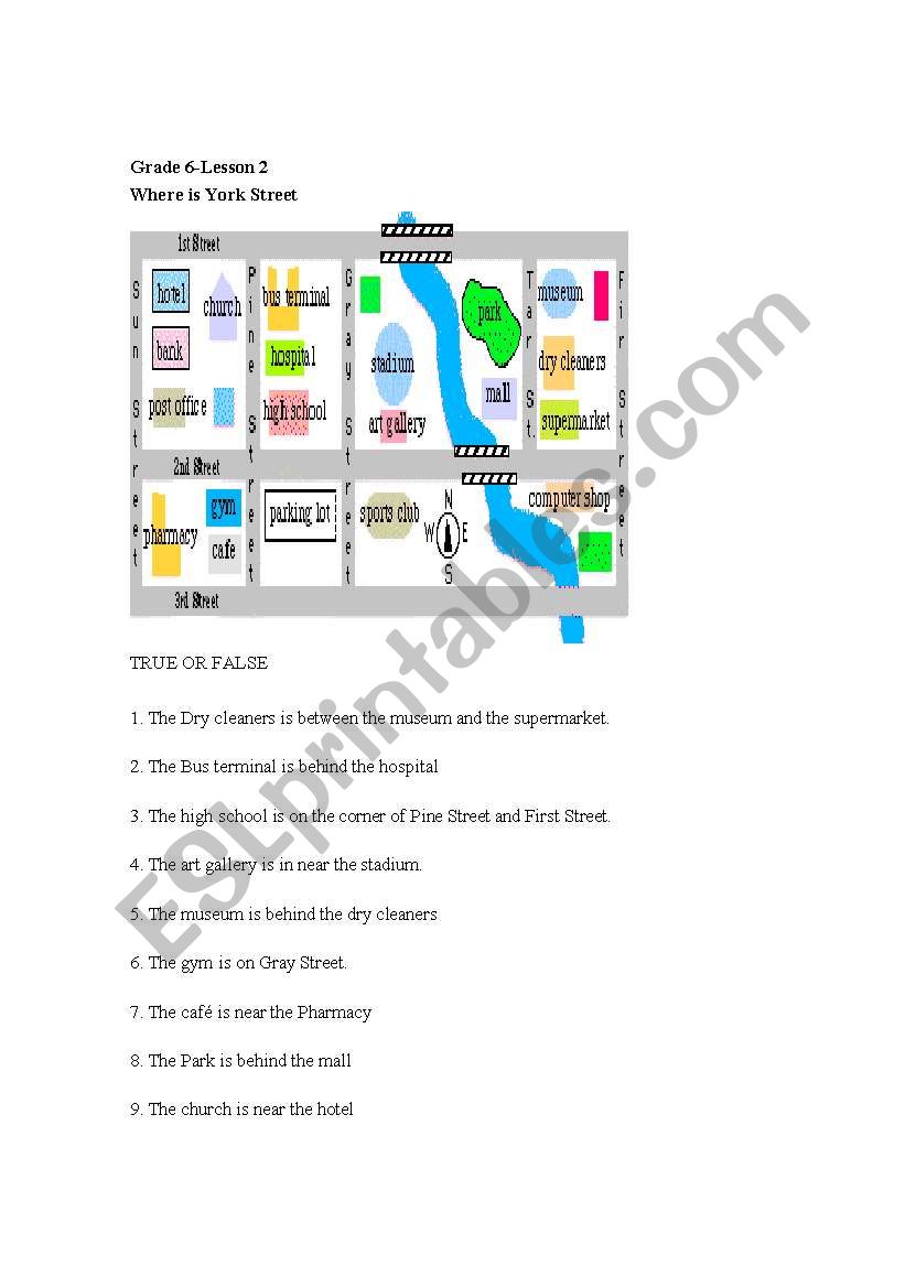 GIVING DIRECTIONS AND BUILDING NAMES