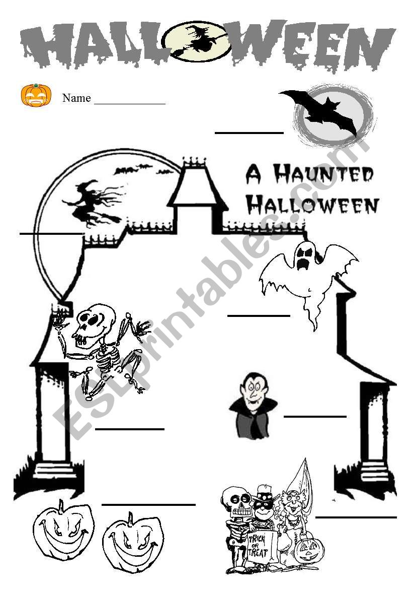 Halloween 2 worksheet