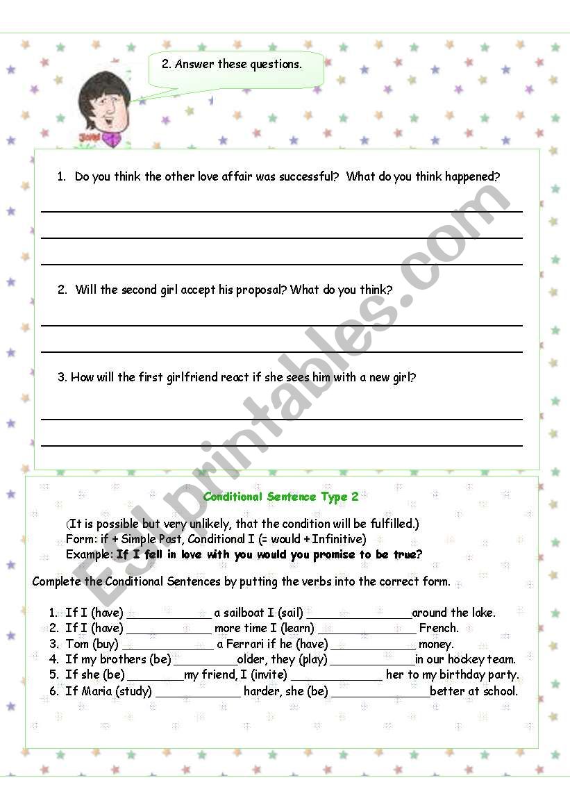 The Beatles If I Fell Esl Worksheet By Anna P The Beatles If I Fell Esl Worksheet By Anna P