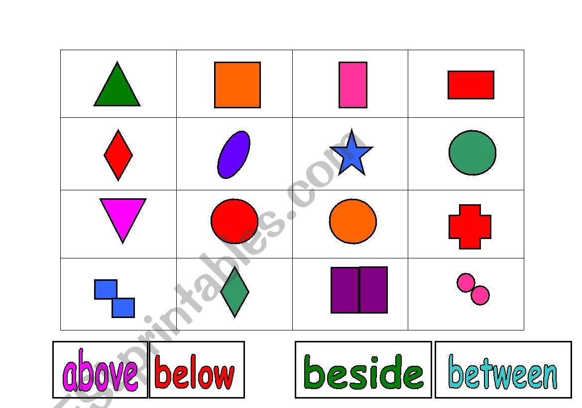 Shape Grid worksheet