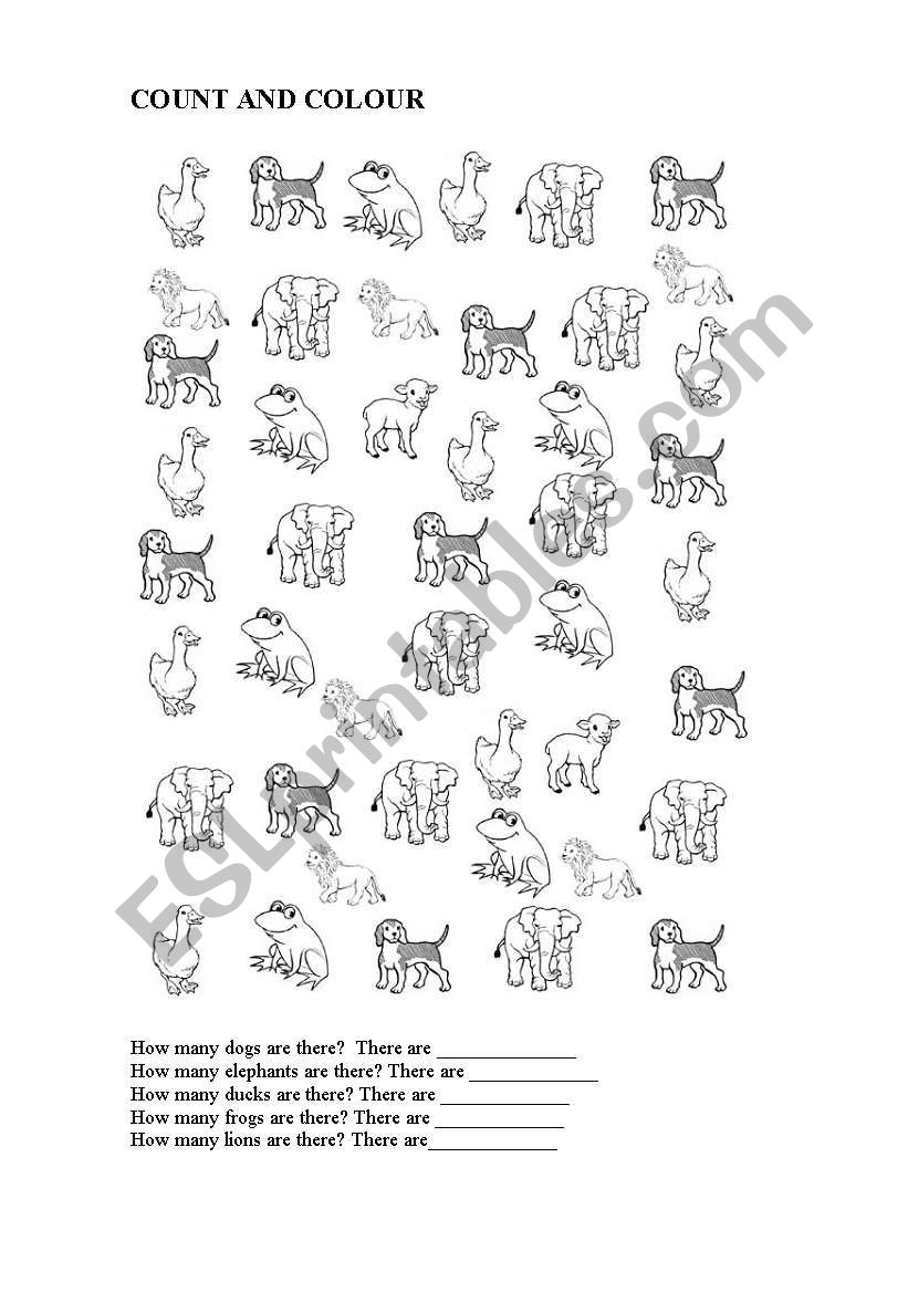 count and colour worksheet