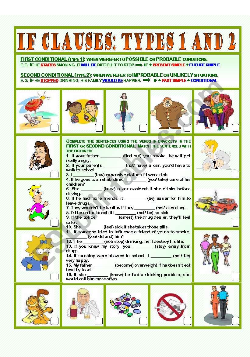 if-clauses-types-1-and-2-esl-worksheet-by-paula-esl