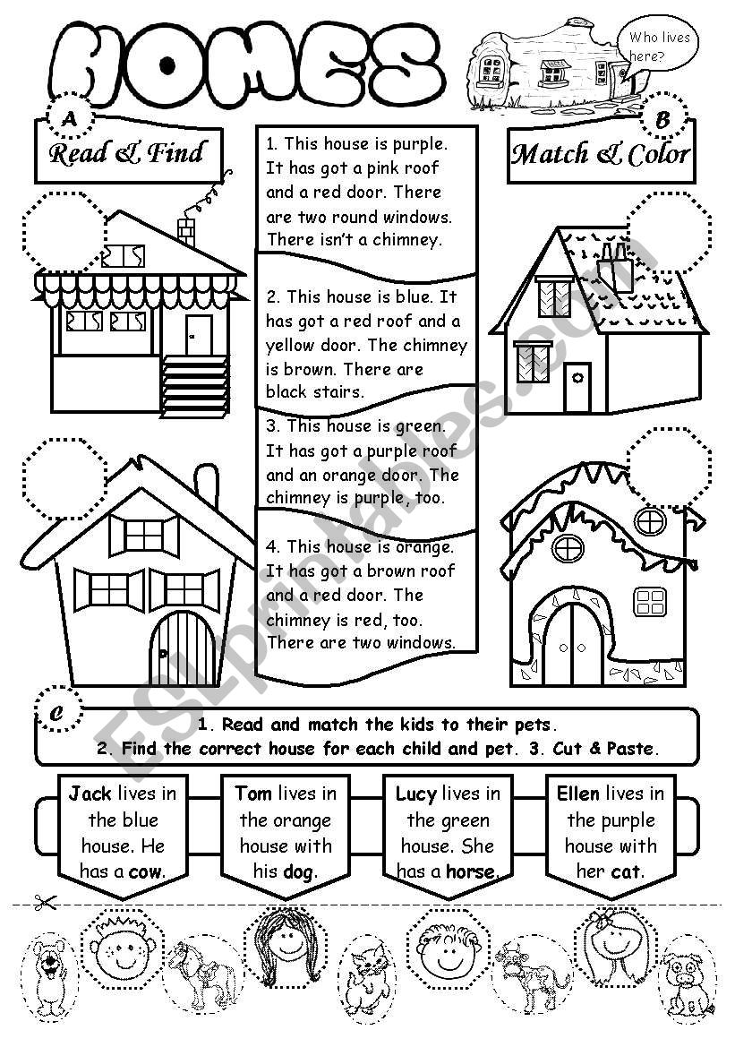 Homes worksheet