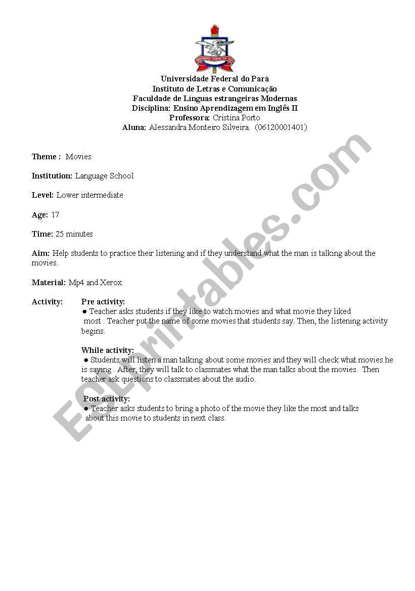 do you know this movies worksheet