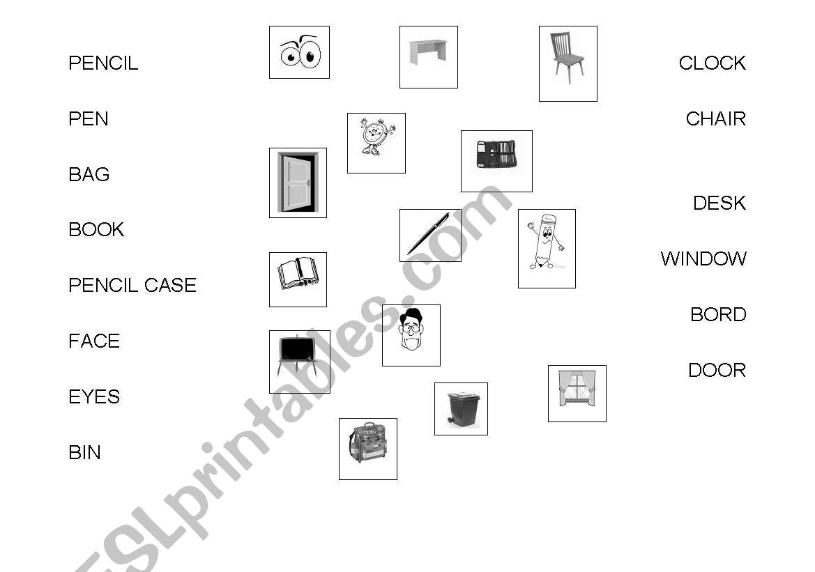 Vocabulary worksheet