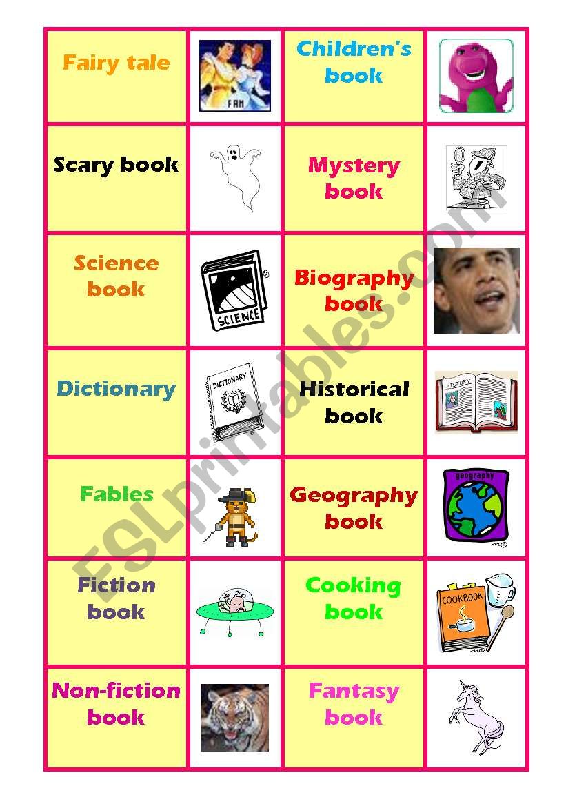 Make a book cover 2 worksheet