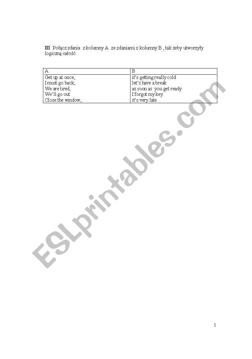 infinitive of purpose worksheet