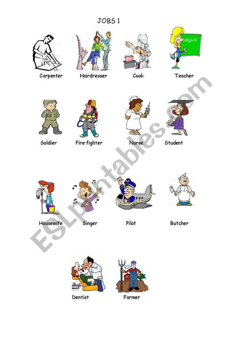 jobs worksheet