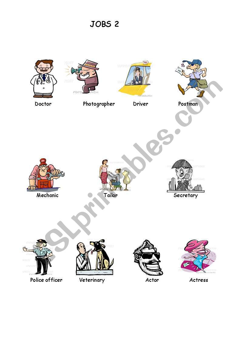 jobs worksheet