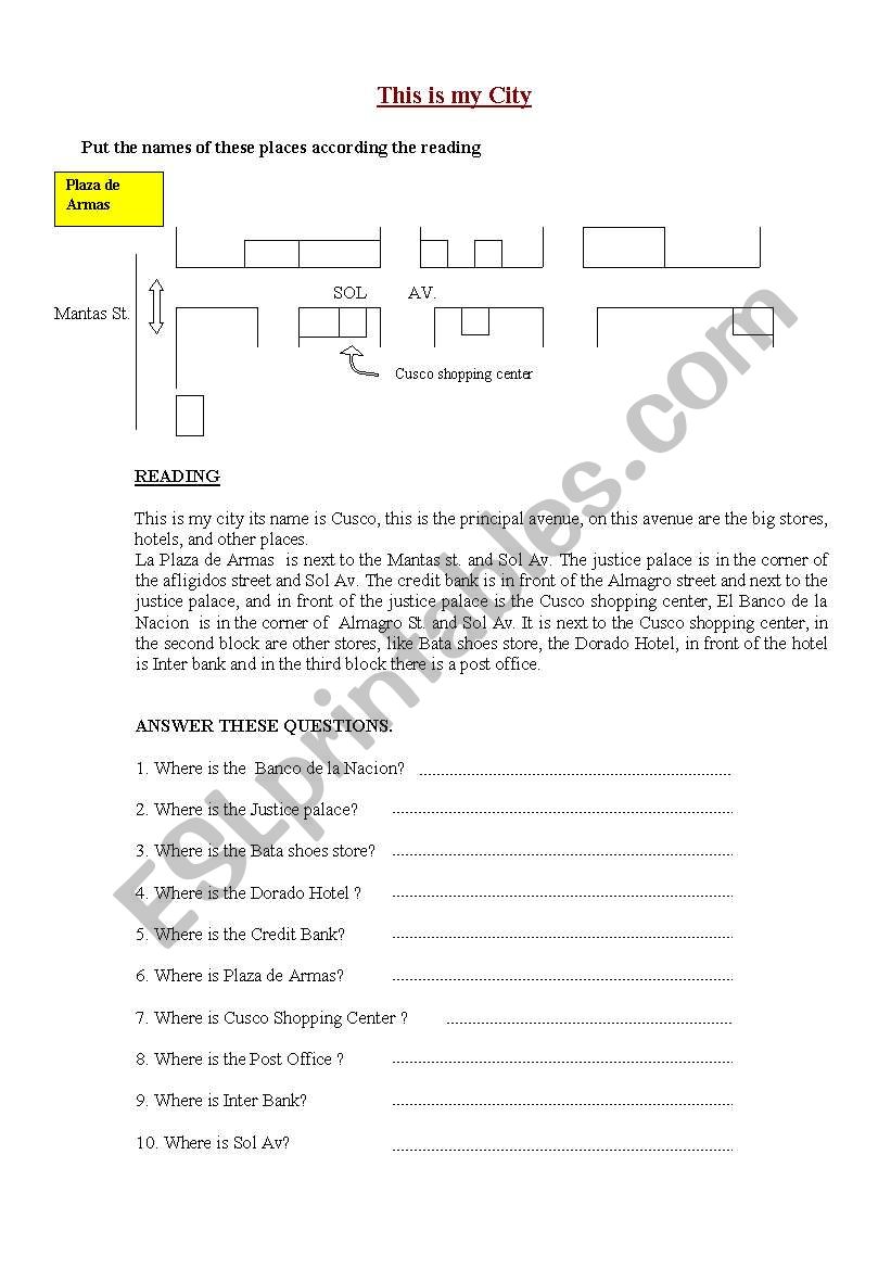 prepositions worksheet