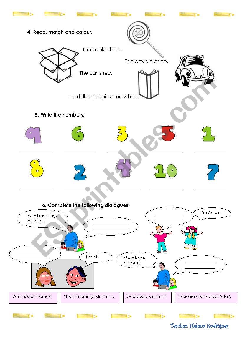 Review Worksheet part 2 worksheet