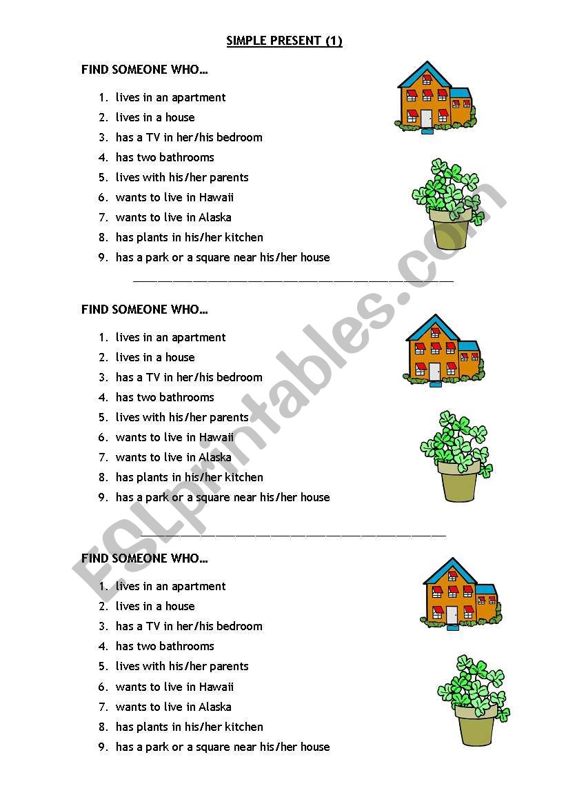 Find Someone who... (2) worksheet