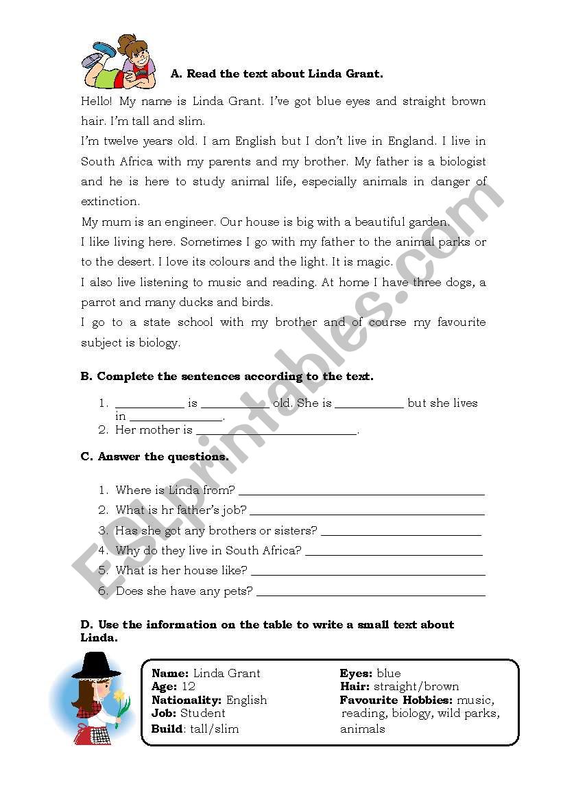 English test_3 worksheet