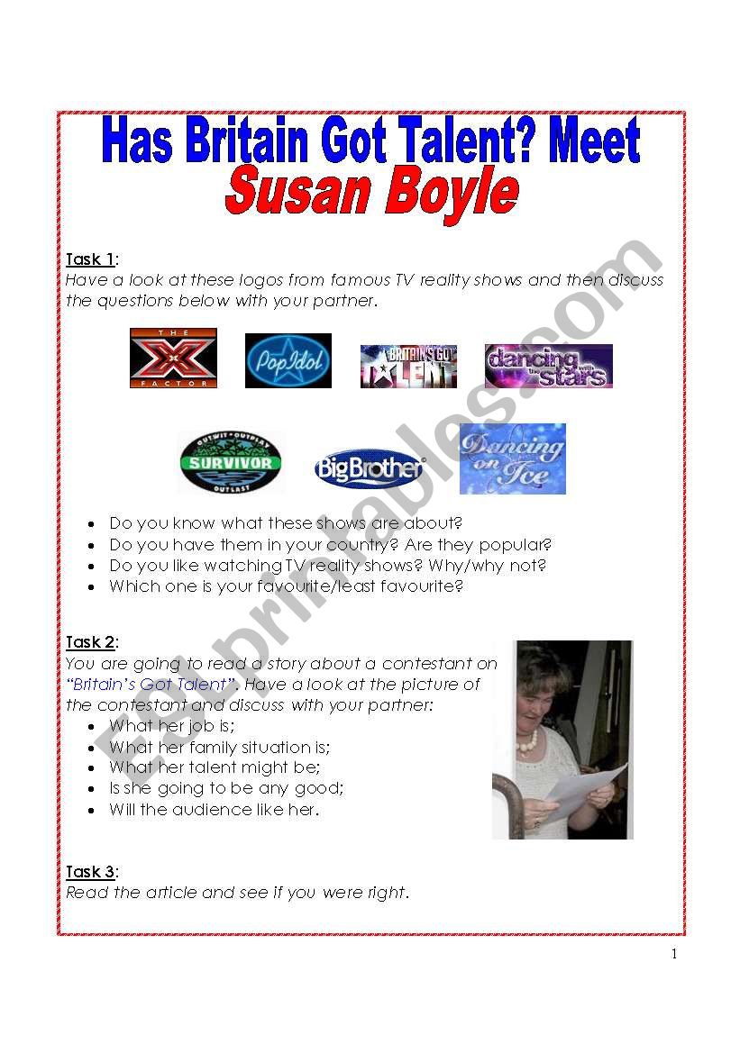 Has Britain Got Talent? Meet Susan Boyle