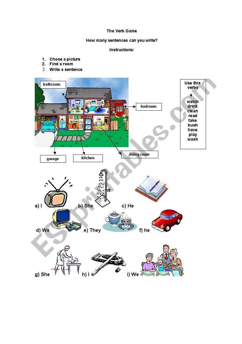 the-verb-game-esl-worksheet-by-bilin081