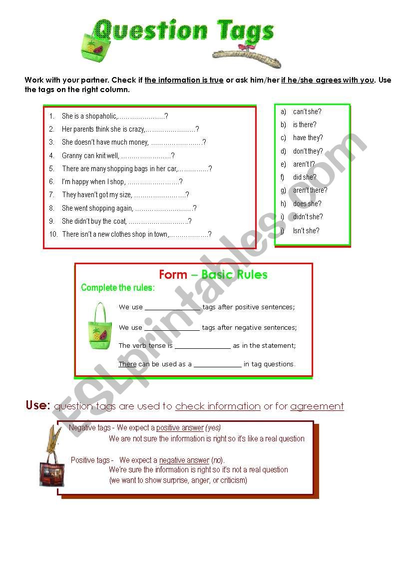 Shop till you drop (2) worksheet