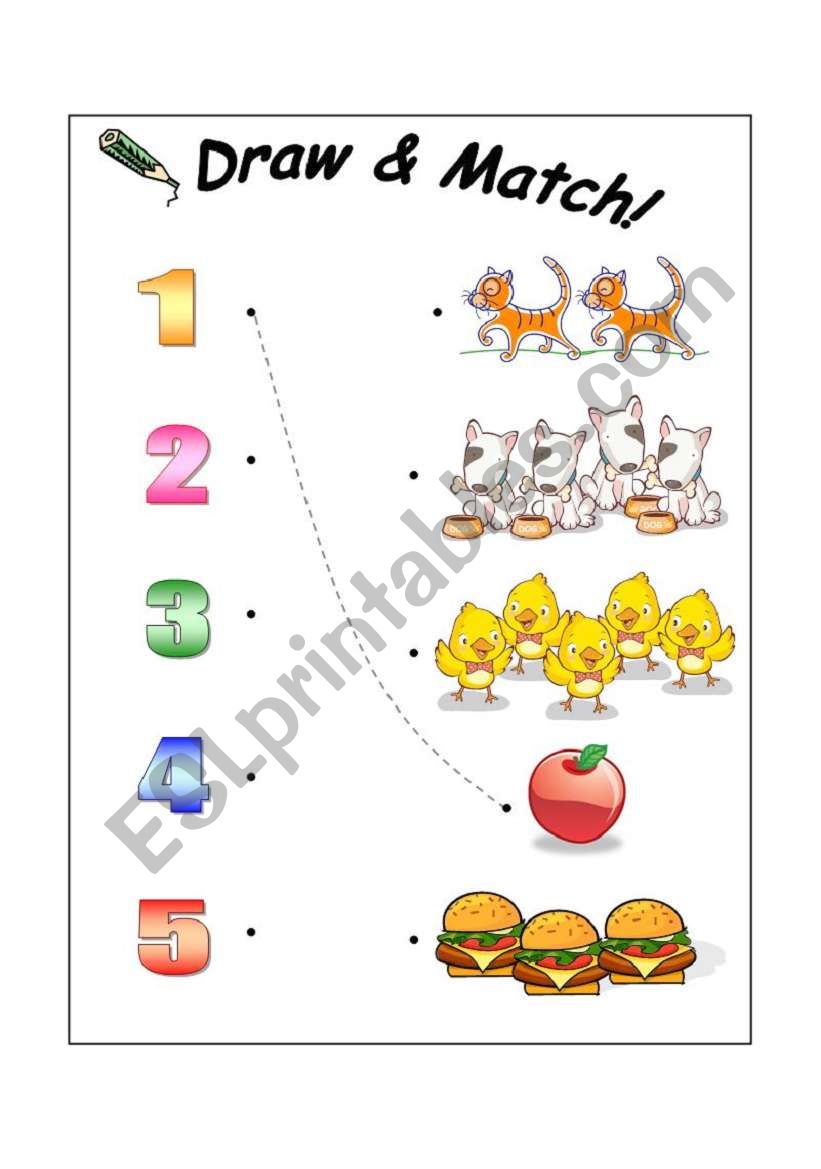 Numbers(1-10) worksheet