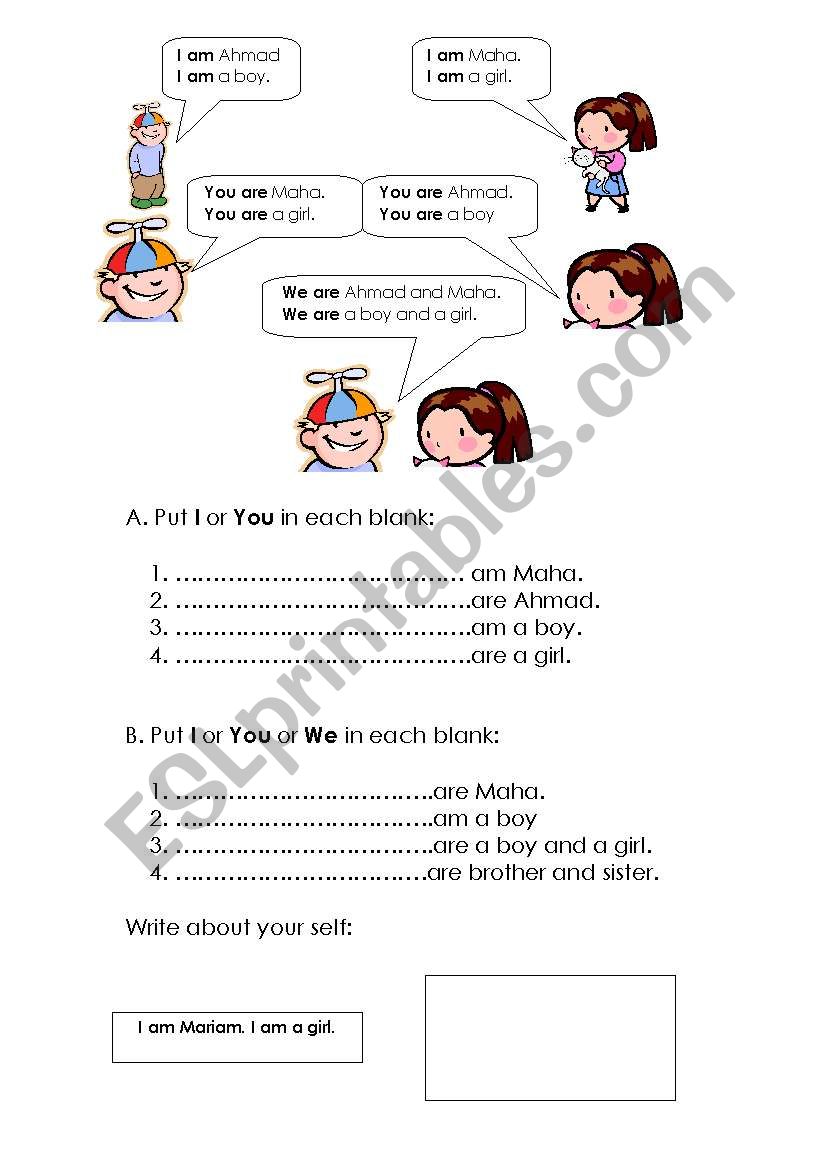 Grade 3 Grammar ESL Worksheet By Maha
